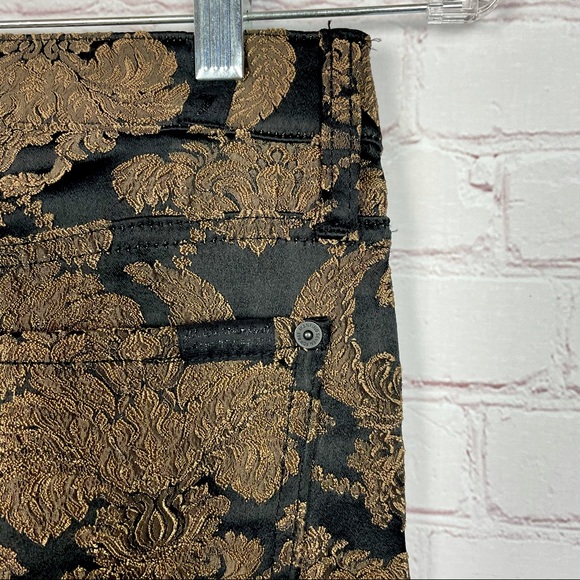 7 For All Mankind Skinny Feathered Jacquard Pant - Picture 7 of 12